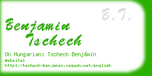 benjamin tschech business card